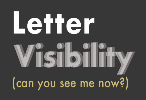 Letter Visibility